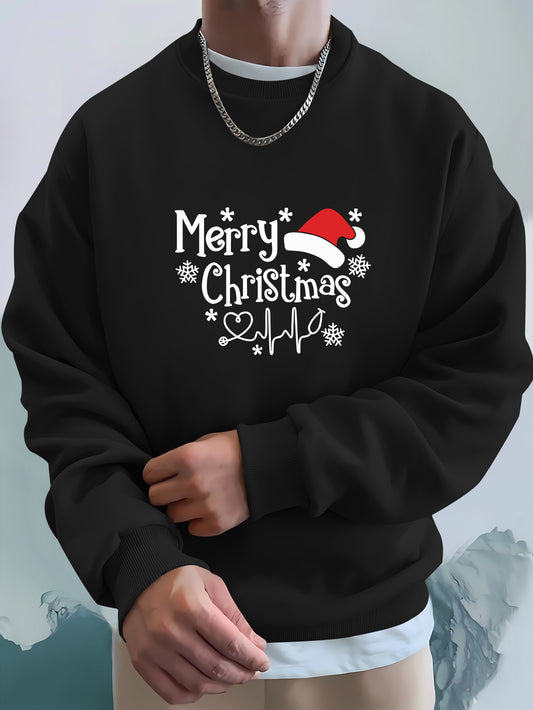 Sweat-shirt de Noël douillet pour hommes