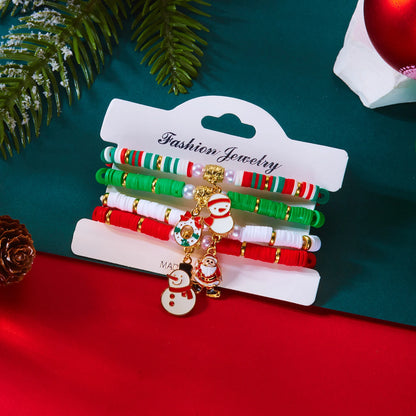 Ensemble de 4 bracelets de Noël