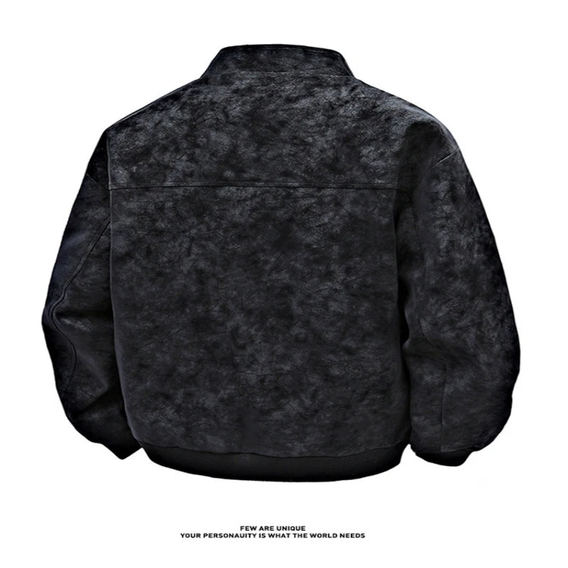 Veste en cuir pour homme