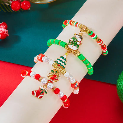 Ensemble de 4 bracelets de Noël