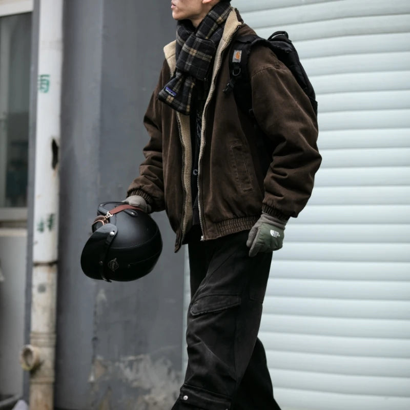 Veste Polaire Vintage Japonaise Pour Homme