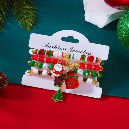 Ensemble de 4 bracelets de Noël